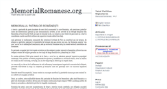 Desktop Screenshot of memorialromanesc.org