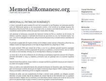 Tablet Screenshot of memorialromanesc.org